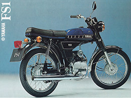 1978 80 YAMAHA FS1 M 2G0 FRENCH METALLIC BLUE   BROCHURE